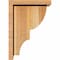 Ekena Millwork Ridgewood Rough Sawn Corbel w/Backplate, Western Red Cedar, 8"W x 10"D x 14"H COR08X10X14RID01RWR - alternate 3